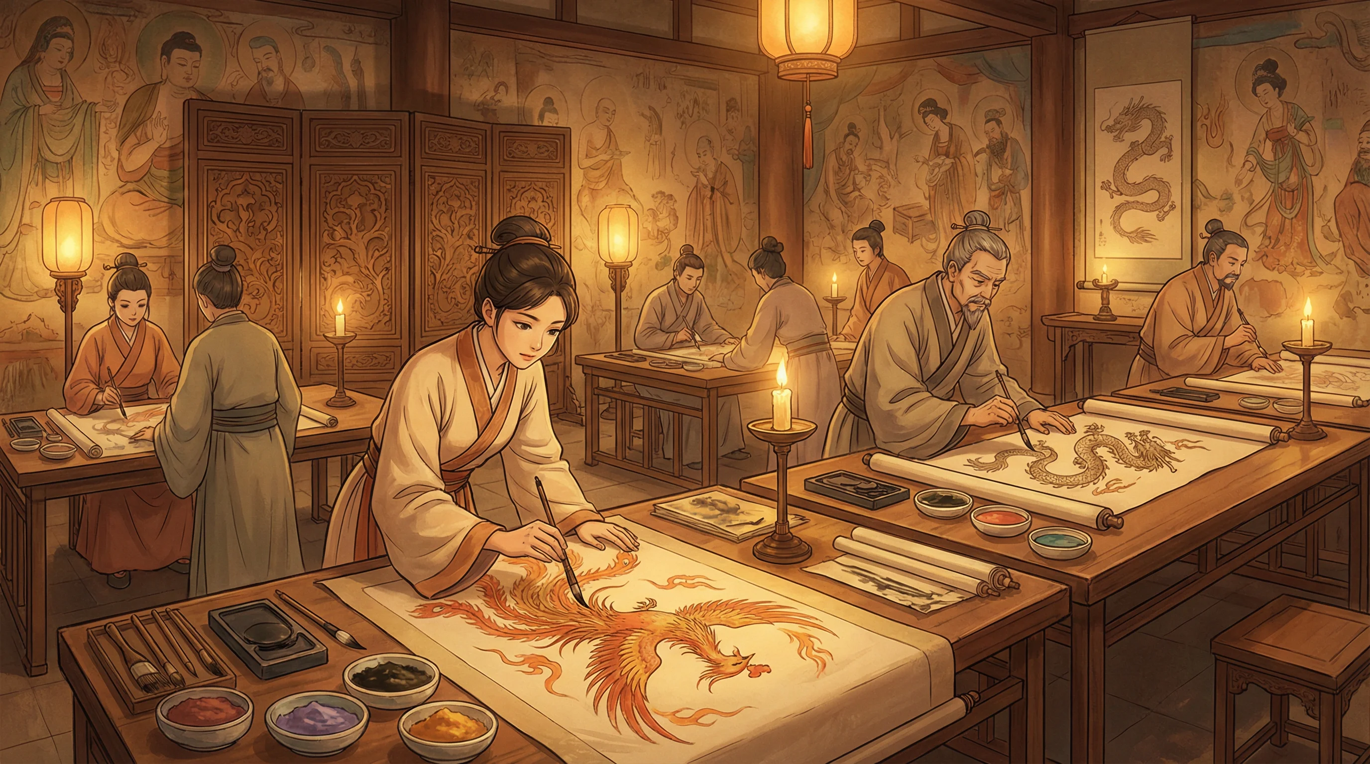 画师入驻 - 太阳帝国百度影音 国风动漫画师